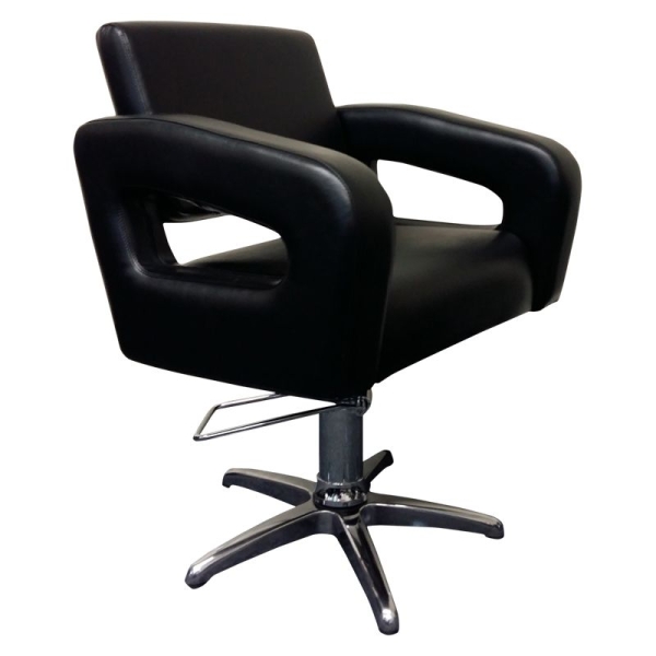 Friseurstuhl höhenverstellbar - Kreuzfuß aus Aluminiumguss, Friseursessel mit Hydraulik Design 13