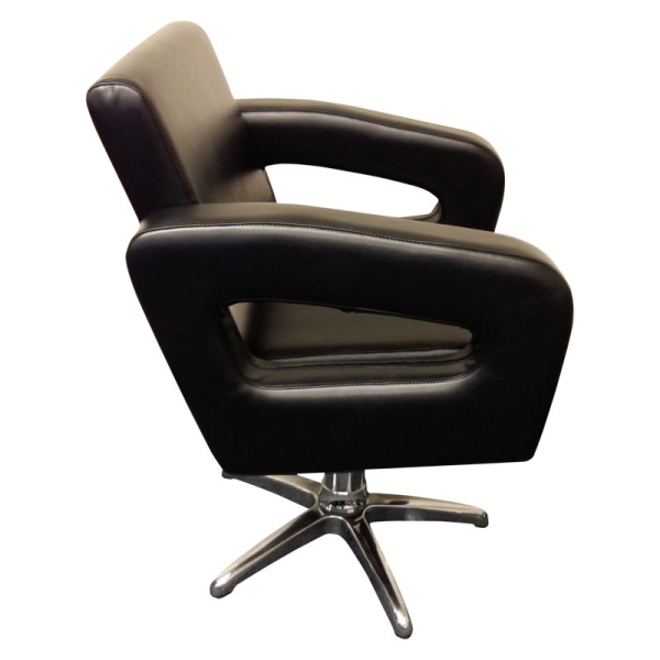 Friseurstuhl höhenverstellbar - Kreuzfuß aus Aluminiumguss, Friseursessel mit Hydraulik Design 13